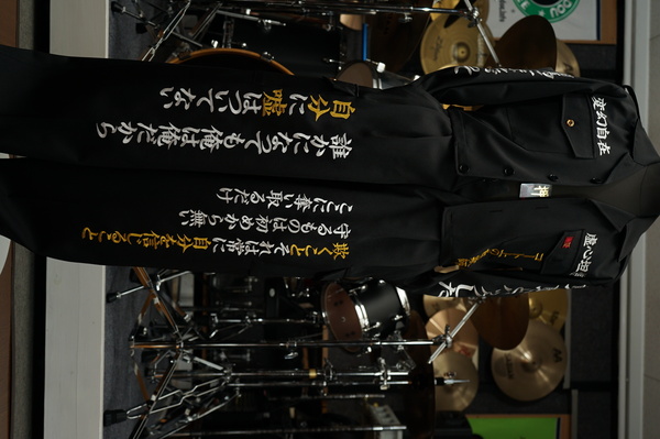 早い者勝ち❗超カッコイイ‼️D&G ブラック セットアップ XLサイズ 全て刺繍 テニスの王子様 仁王雅治の黒特攻ショート+特攻パンツ刺繍 | 特攻服