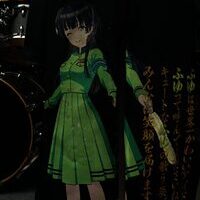 黛冬優子の特攻服刺繍　前身またがり刺繍のサムネイル