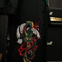 オーイシマサヨシの特攻服刺繍－ピエロと龍の絵柄のサムネイル